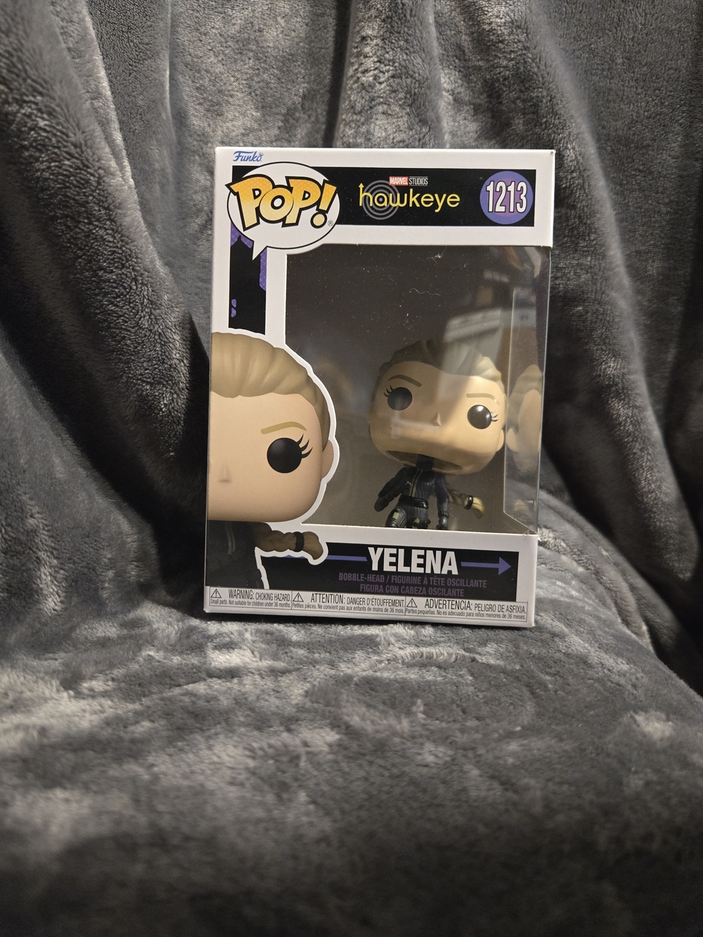 Funko Pop! Yelena Vinyl Figure - Black & Purple